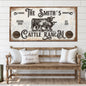 Branded Cattle Ranch Sign IV
