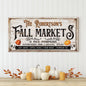 Pumpkin Patch Fall Market Thanksgiving Sign