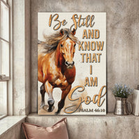 Be Still And Know That I Am God Faith Sign V