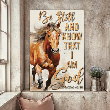 Be Still And Know That I Am God Faith Sign V