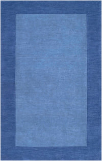 Macedon Blue Bordered Wool Rug