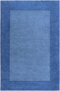 Macedon Blue Bordered Wool Rug