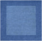 Macedon Blue Bordered Wool Rug