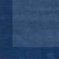 Macedon Blue Bordered Wool Rug