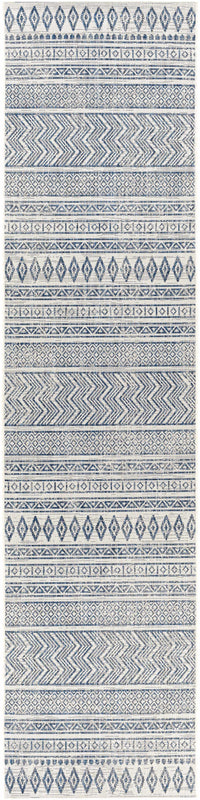 Madras Light Blue Green All Over Performance Area Rug