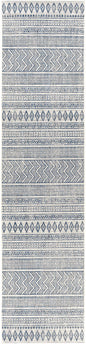 Madras Light Blue Green All Over Performance Area Rug