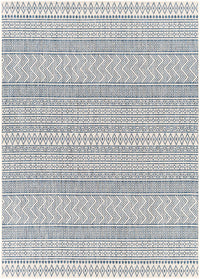 Madras Light Blue Green All Over Performance Area Rug