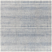 Madras Light Blue Green All Over Performance Area Rug