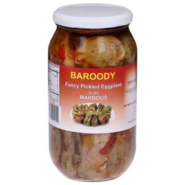 Delicious Makdous Stuffed Eggplant for Sale - Pack of 12 | ALBASHA | 1.984 lbs
