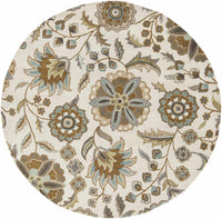 Mack Floral Wool Area Carpet