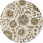 Mack Floral Wool Area Carpet