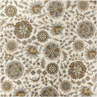 Mack Floral Wool Area Carpet