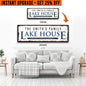 Upgrade Your 'Lake House' (Style 1) Canvas To 20x60 Inches