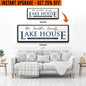 Upgrade Your 'Lake House' (Style 3) Canvas To 20x60 Inches