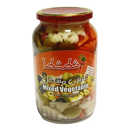 ALBASHA Egyptian Hot Pickles - Spicy Mixed Pickles, 12 Pack, 2.09# of Flavorful Delights