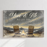 Camping Themed We Got This Couple Sign