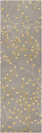 Elsu Mustard Wool Area Rug