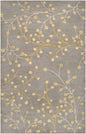 Elsu Mustard Wool Area Rug