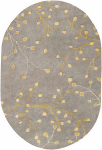 Elsu Mustard Wool Area Rug