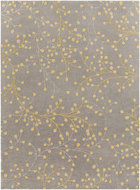 Elsu Mustard Wool Area Rug