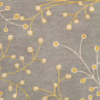 Elsu Mustard Wool Area Rug