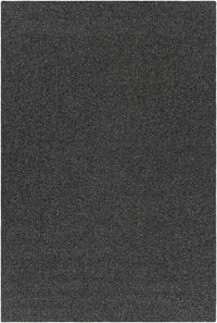 Black Braided Faux Jute Rug