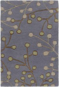 Elsu Brown Beige Wool Rug