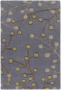 Elsu Brown Beige Wool Rug