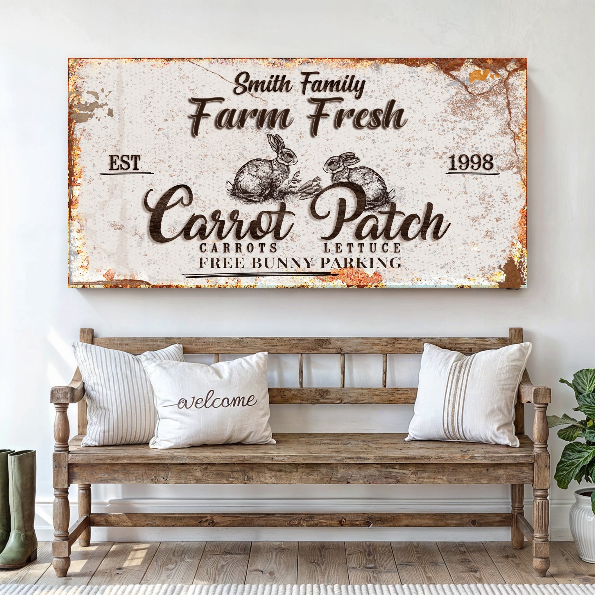 Carrot Patch Easter Sign IV