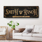 Personalized Cattle Ranch Sign