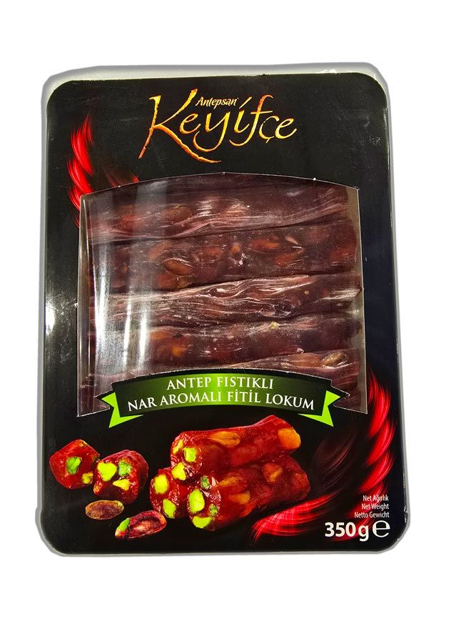 Keyifce Stick Turkish Delight Pistachio & Pomegranate 350Gr