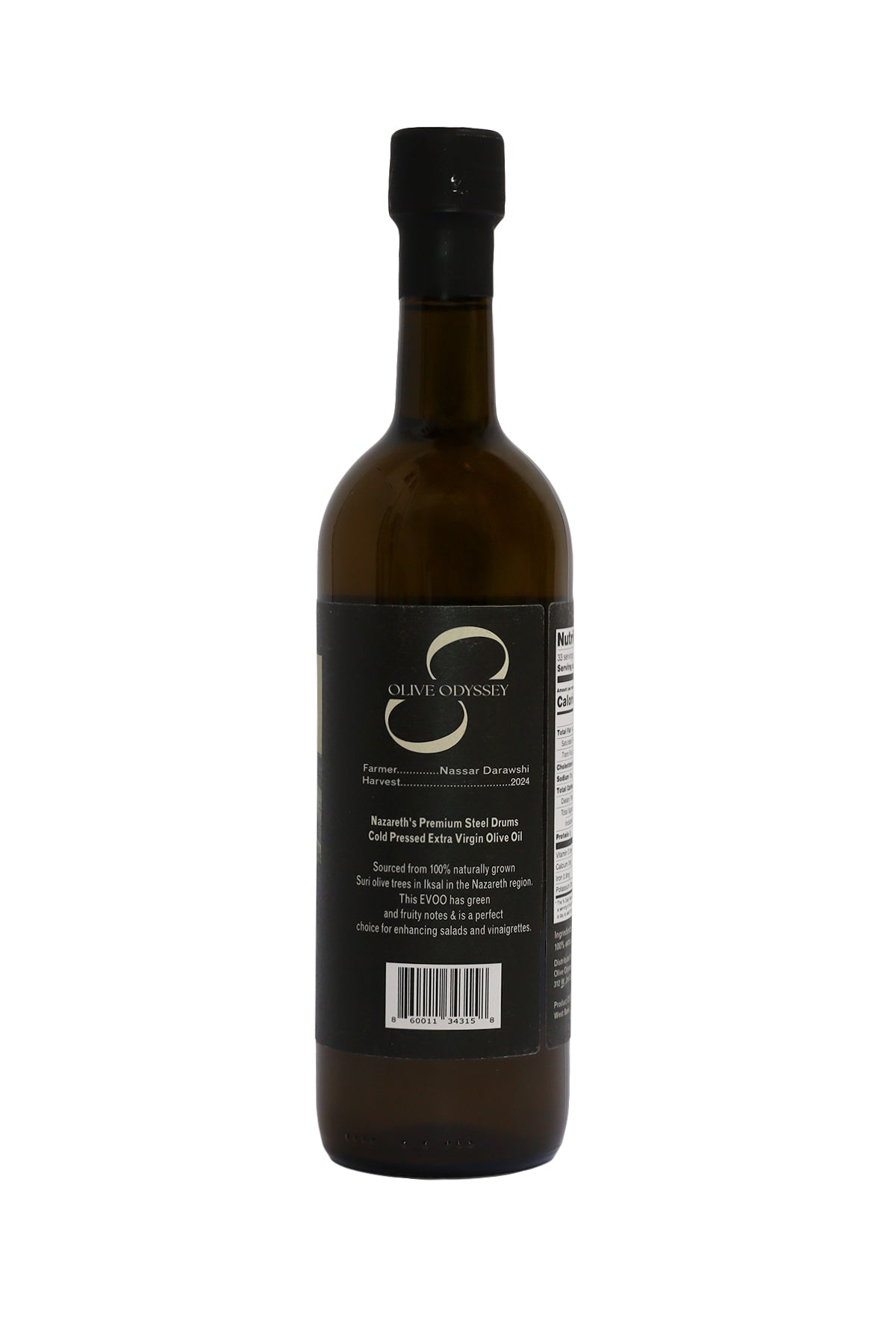 Nazareth's Suri Extracted Olive Oil - Green and Fruity [2024 Harvest]