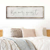 Be Our Guest Sign
