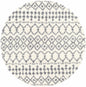 Navassa White/Gray Trellis Plush Rug