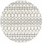 Navassa White/Gray Trellis Plush Rug