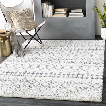 White Gray Navassa Rug - Promo