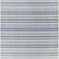 Olin White&Blue Striped Nordic Rug