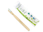 Bamboo Mint Flavor Prepasted Toothbrush Vegan, Eco-Friendly, Compostable & Zero Waste Biodegradable Toothbrush for Kids, Children, and Adults - 100% Recyclable - Soft Bristles 1 PACK
