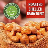 Organic Roasted Chestnuts | Peeled & Ready to Eat | 3.5 oz | Galil