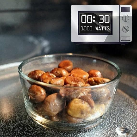Organic Roasted Chestnuts | Peeled & Ready to Eat | 3.5 oz | Galil