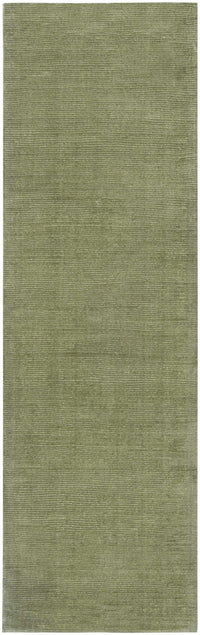 Brockton Solid Sage Green Wool Rug