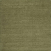 Brockton Solid Sage Green Wool Rug