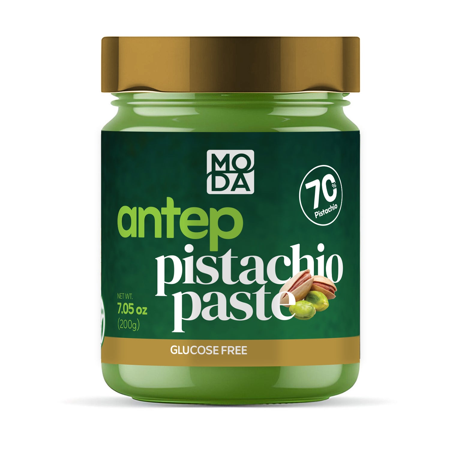 Moda Antep Pistachio Paste, % 70, 7.05oz (200g)