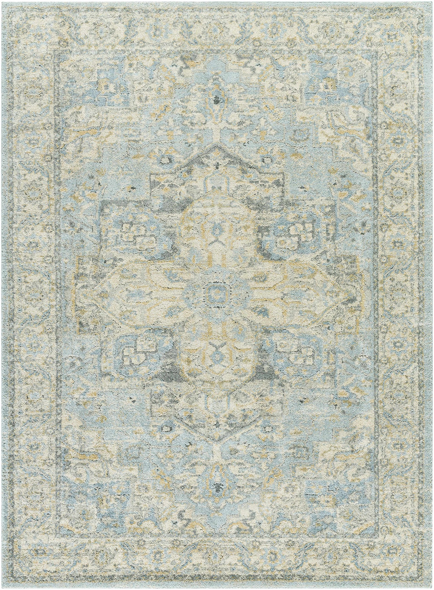 Akshay Beige Thick Luxe Area Rug