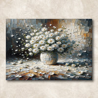 Canvas Print: "Porcelain Bloom"