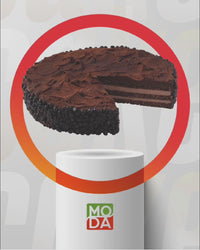 Moda Cake, Devil's Fudge, Pre-Sliced (9"), 12pcs x 110g = 2.9lbs (1320g)
