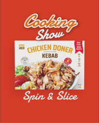Moda Doner, Chicken, Cooked, Sliced, Retail, 8oz (226g)