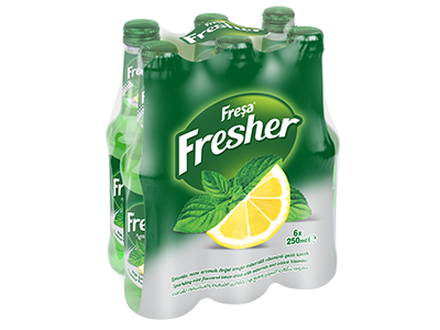 Fresher Lemon Mint 6*250Ml
