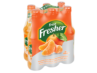Fresher Mandarin 6*250 Ml