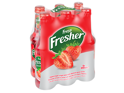 Fresher Strawberry 6*250Ml